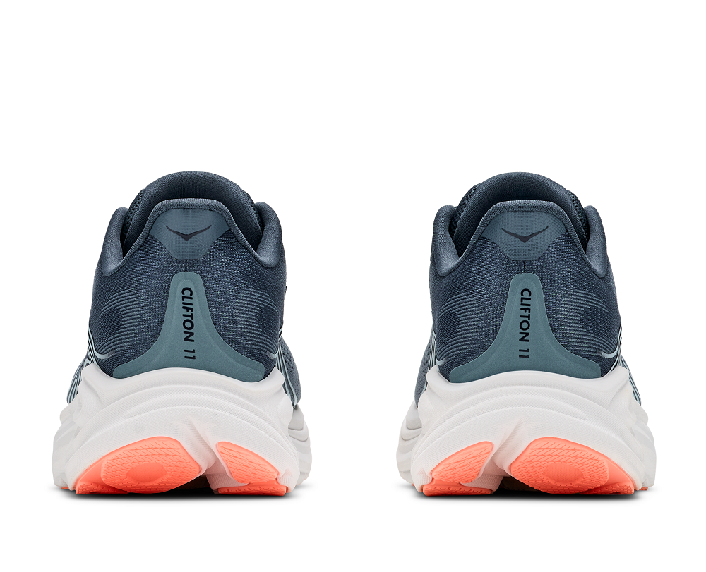 HOKA 女 Clifton 11 寬楦 路跑鞋 霧藍/流光藍 1177539FYGL