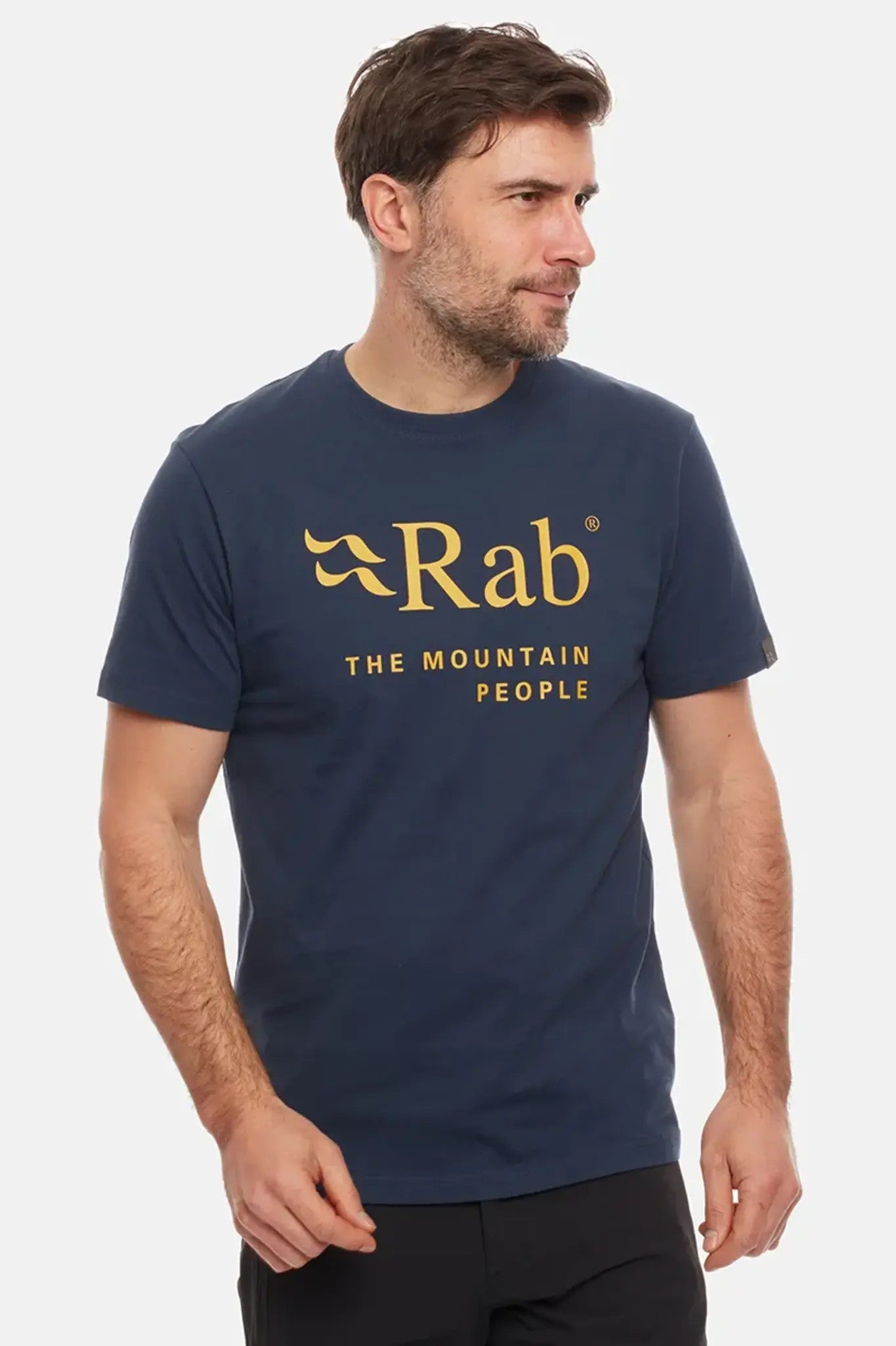 【英國 RAB】Stance Mountain Tee 透氣短袖有機棉T恤 男款 深墨藍 QCB39