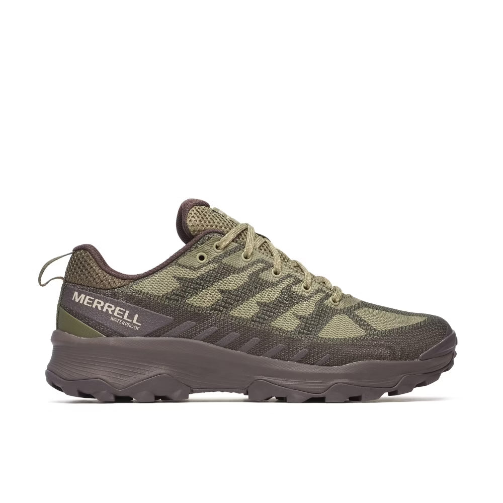 Merrell SPEED ECO WF 男 防水登山健行鞋 橄欖綠 038167