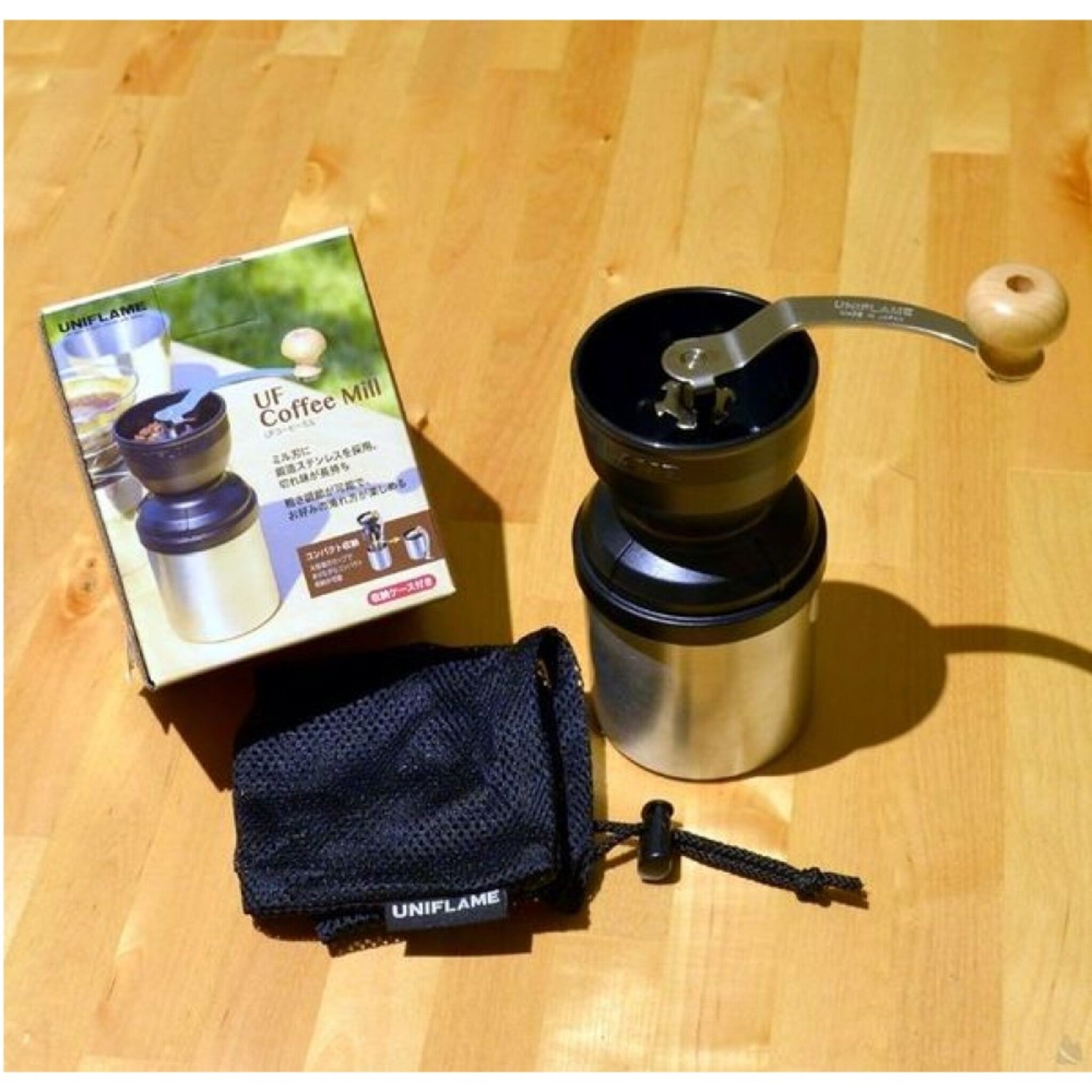 UNIFLAME 手搖式咖啡磨豆機 收納輕巧 664070