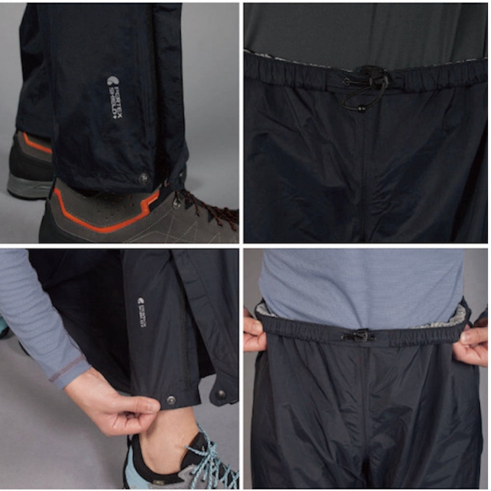 英國 RAB Downpour Pants 高透氣防水長褲 男款 黑 QWF62BL3