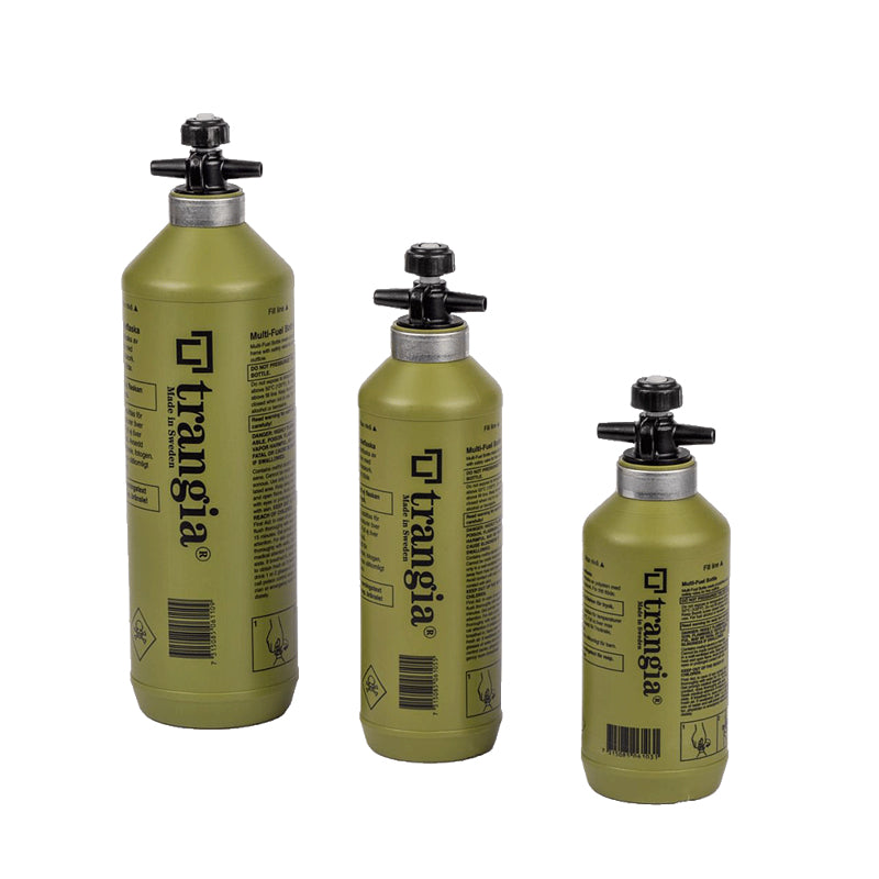 Trangia Fuel Bottle 燃料瓶 橄欖綠(單入) 0.3L/0.5L/1.0L 506103