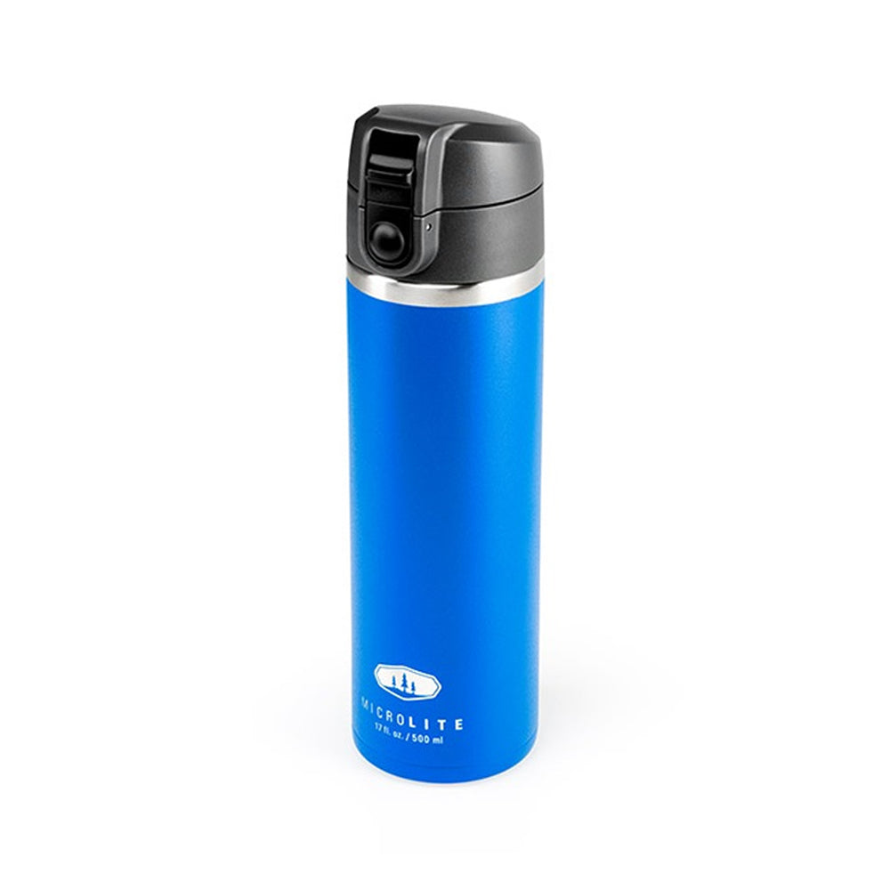 【GSI 美國】500ml Flip 輕量單手彈蓋 車用杯架相容 不鏽鋼保溫瓶  67113