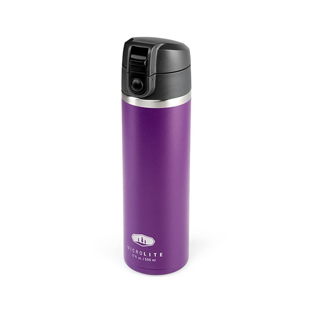 【GSI 美國】500ml Flip 輕量單手彈蓋 車用杯架相容 不鏽鋼保溫瓶  67113