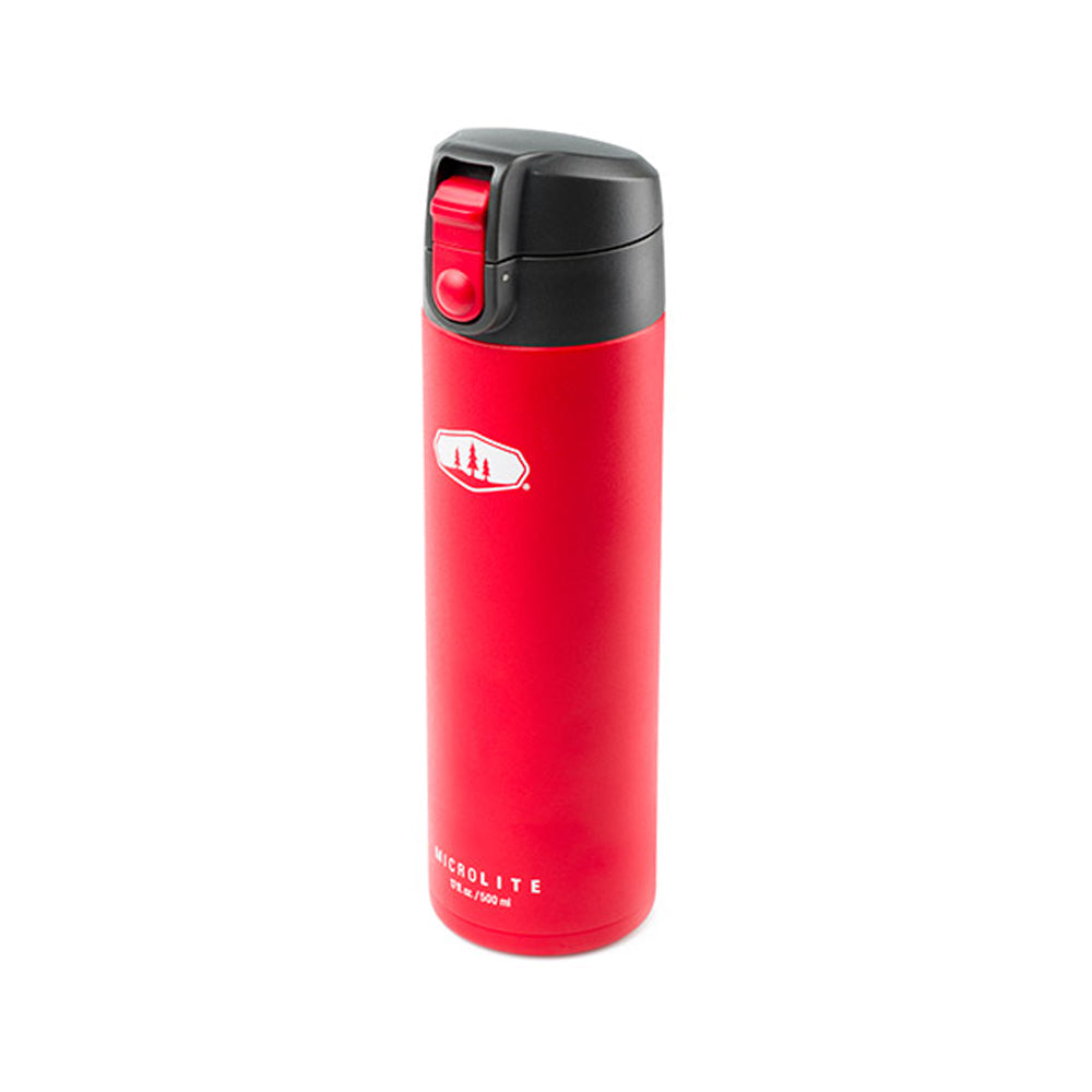 【GSI 美國】500ml Flip 輕量單手彈蓋 車用杯架相容 不鏽鋼保溫瓶  67113