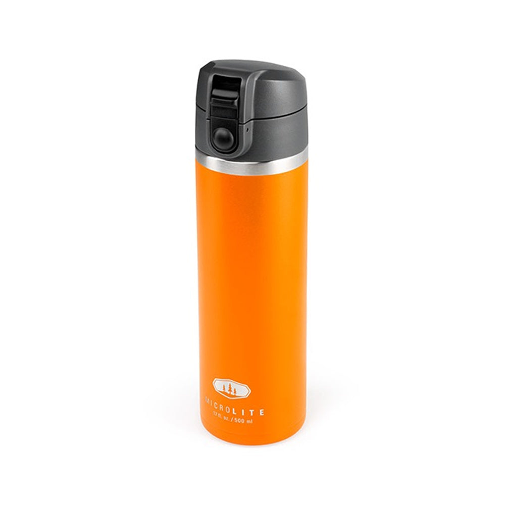 【GSI 美國】500ml Flip 輕量單手彈蓋 車用杯架相容 不鏽鋼保溫瓶  67113