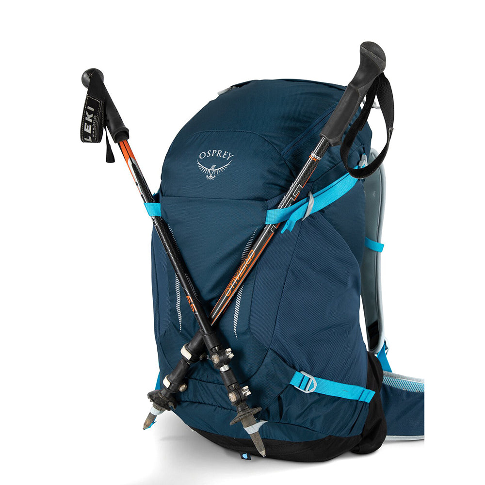 Osprey Hikelite 32L 輕量網架健行背包 32L 特拉斯藍 10004865