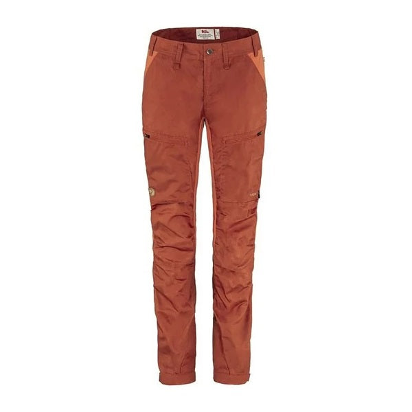 Fjallraven 耐磨輕量長褲 女 花楸紅 Abisko Lite Trekking Trousers FR89583S-321-333