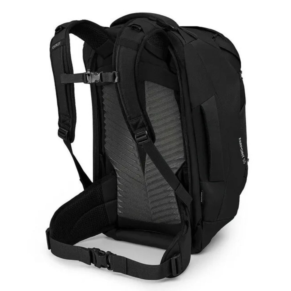 Osprey Farpoint 55 自助旅行背包 + 可拆卸的小背包 黑 OS 10003321