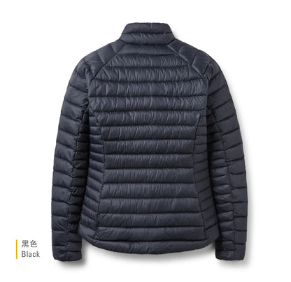 Rab Microlight Jacket 女 輕量防風羽絨立領外套 黑色 QDB95