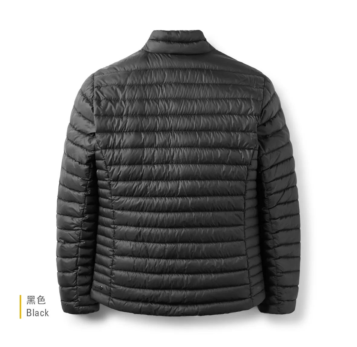 Rab Microlight Jacket 男 輕量防風羽絨立領外套 黑色 QDB94