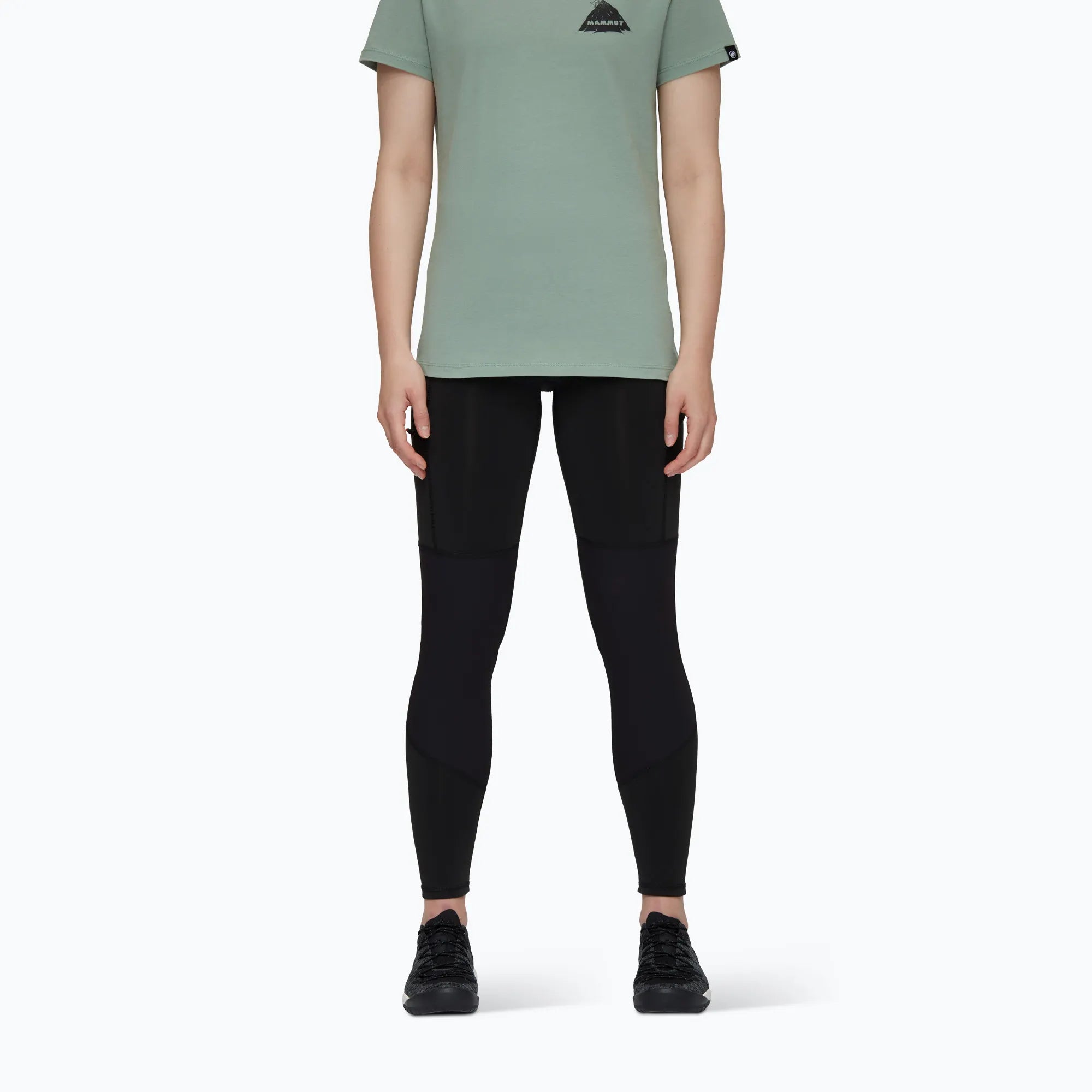 Mammut 長毛象 Zinal Hybrid Tights 女 緊身褲 黑 1022-02070