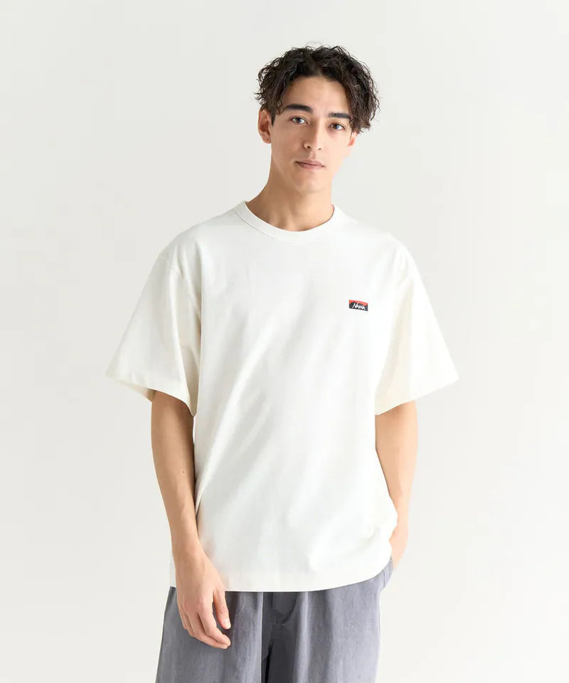 NANGA ECO HYBRID BOX LOGO EMBROIDERY 男 短袖 T恤 12411