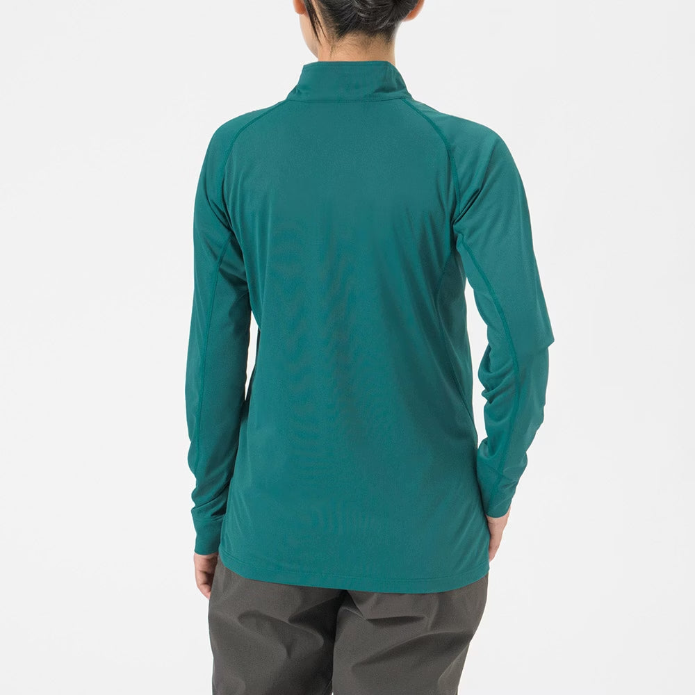 Montbell COOL LIGHT ZIP 女 長袖半門襟 排汗衫 1114455
