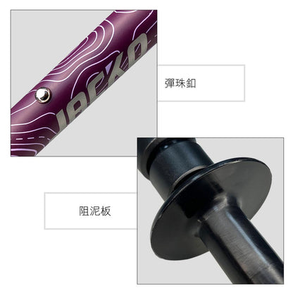 JACKO Walker 登山杖 湖波藍 單支 00600580