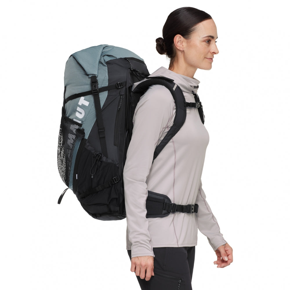 Mammut 長毛象 Ducan Spine 50-60L 女 動態登山背包 灰藍 2530-01500