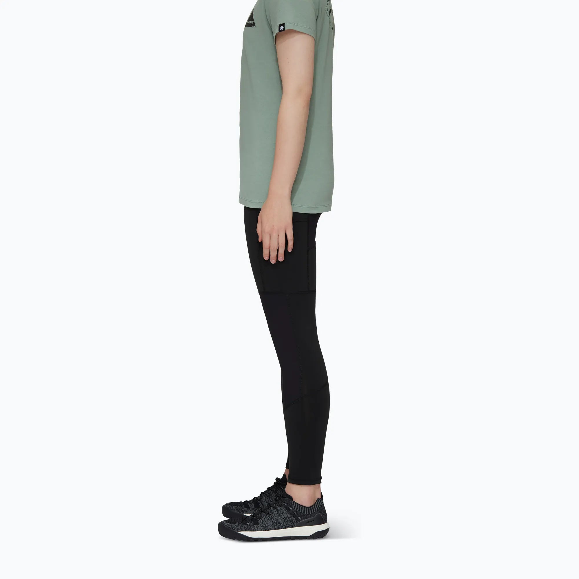 Mammut 長毛象 Zinal Hybrid Tights 女 緊身褲 黑 1022-02070