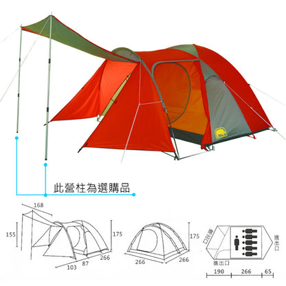 RHINO 犀牛 六人家庭城堡帳 A-066
