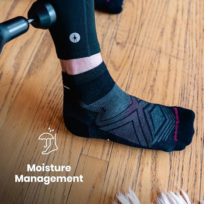 Smartwool 女 機能 跑步 超輕減震 中筒襪 淺灰 SW001676039