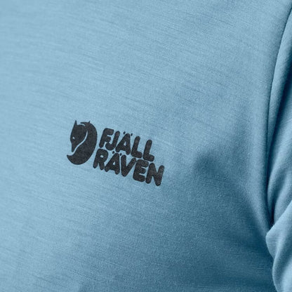 Fjallraven Abisko Wool Logo 男 短袖 羊毛 排汗衣 86977