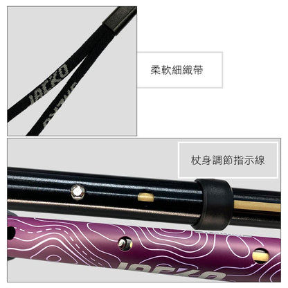 JACKO Walker 登山杖 湖波藍 單支 00600580