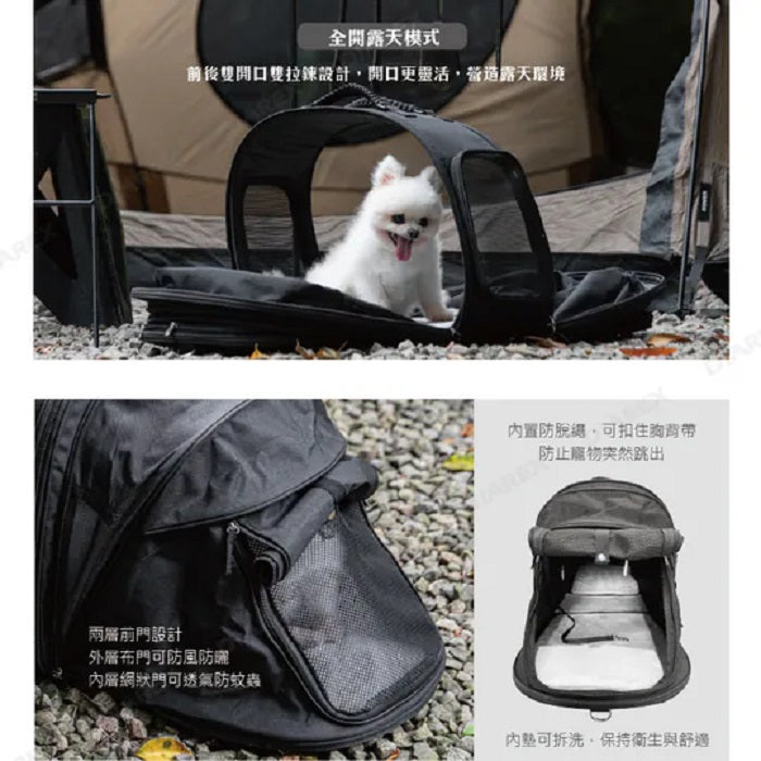 ProKamping領航家 寵物戶外多功能背包 PK-PTB01BK