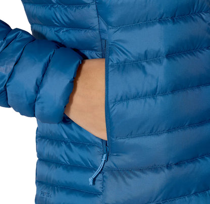 Rab Microlight Jacket 女 輕量防風羽絨立領外套 黑色 QDB95