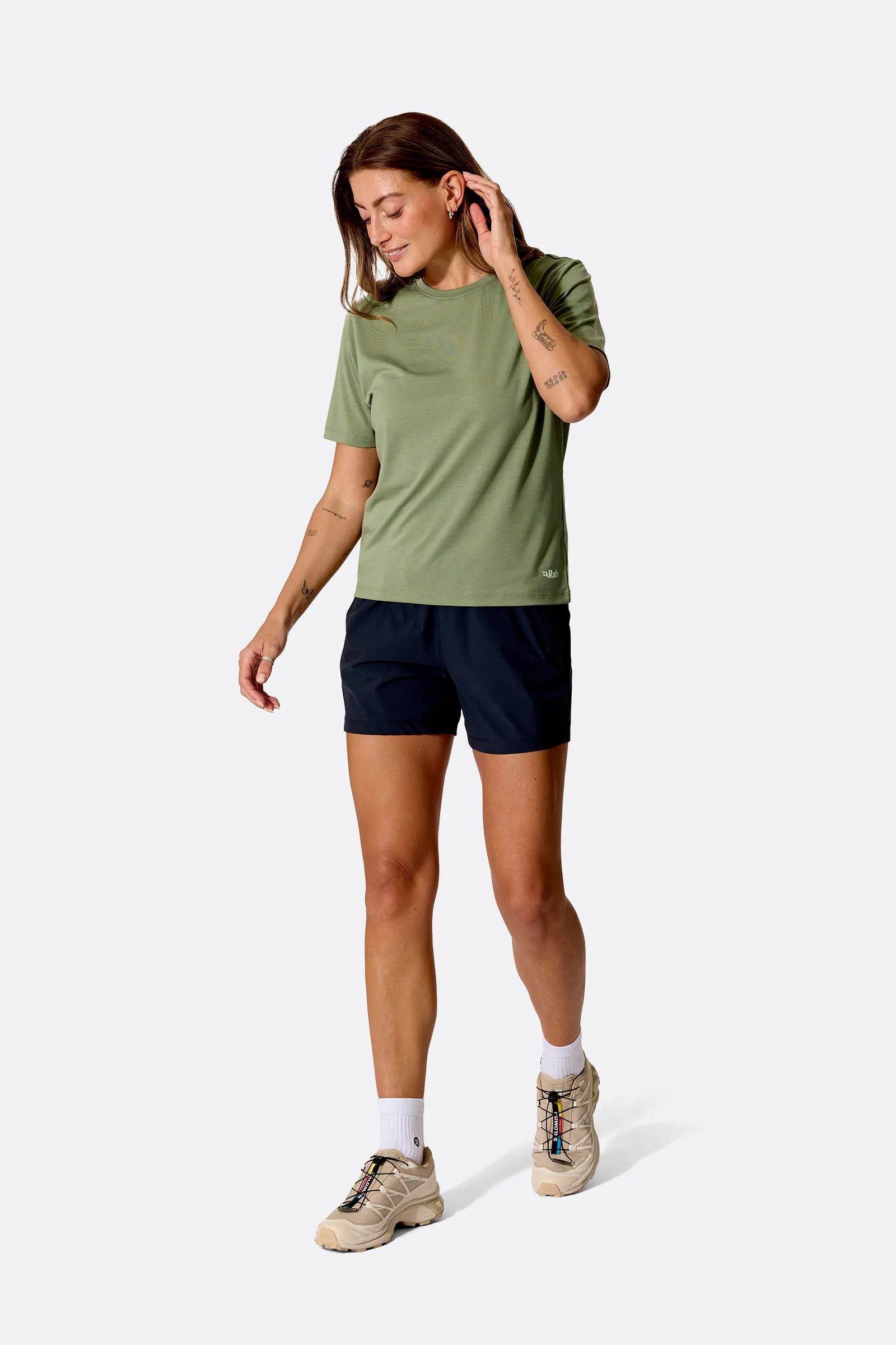 RAB Rivelin Tee 女款 短袖排汗衣 QCC37