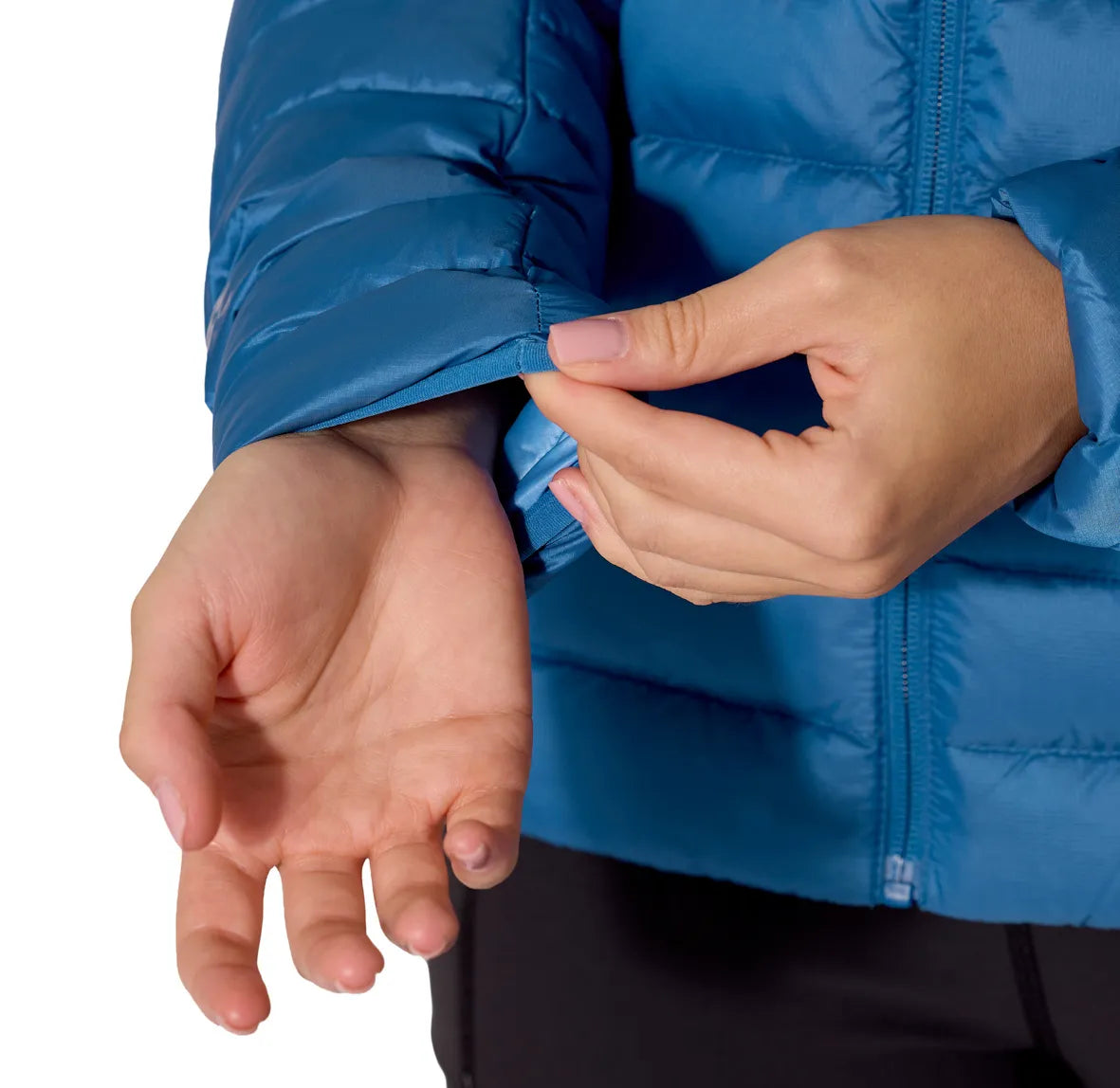 Rab Microlight Jacket 女 輕量防風羽絨立領外套 黑色 QDB95
