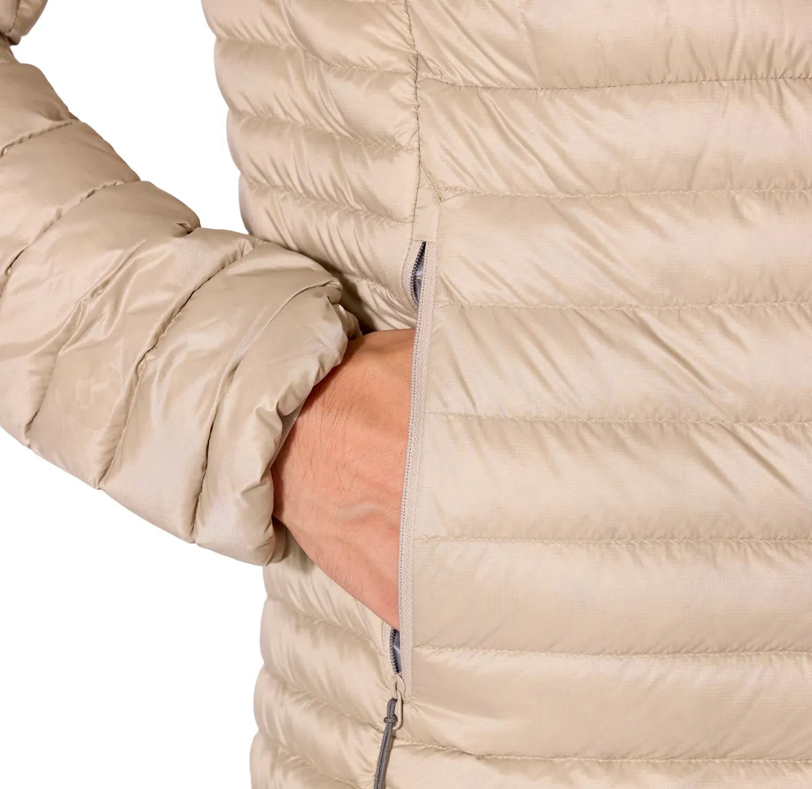 Rab Microlight Jacket 男 輕量防風羽絨立領外套 黑色 QDB94