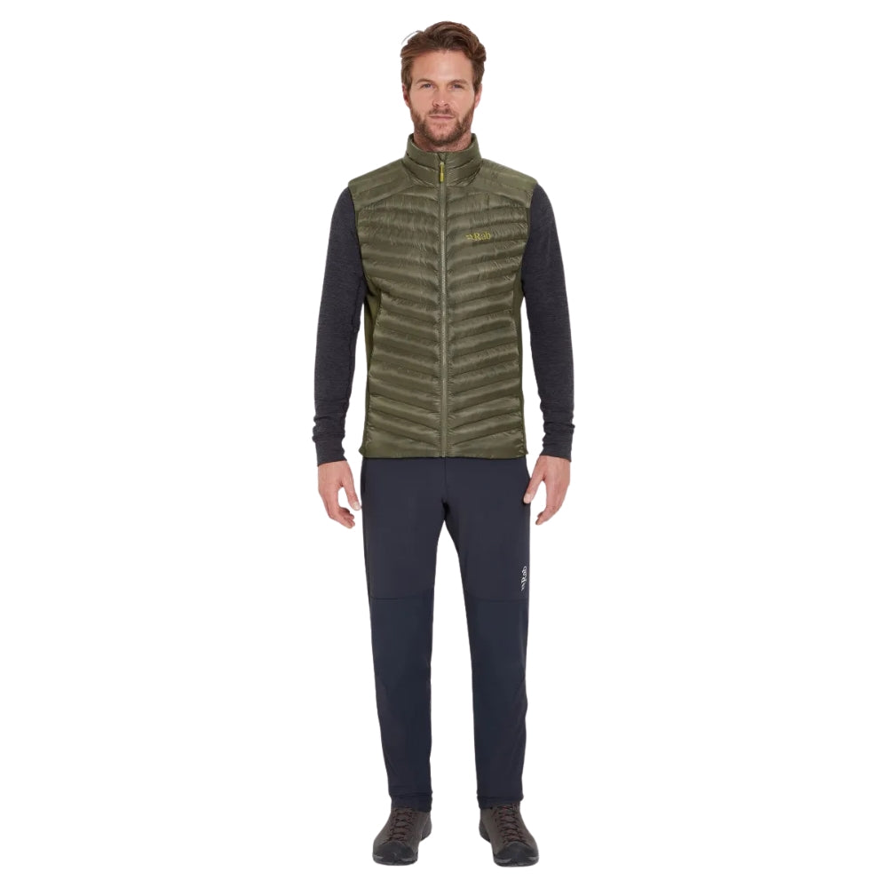 RAB Cirrus Flex Vest 男 輕量防風化纖背心 黑色 QIP35