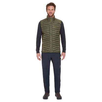 RAB Cirrus Flex Vest 男 輕量防風化纖背心 黑色 QIP35