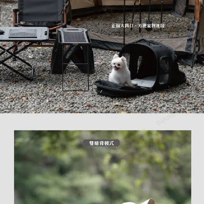 ProKamping領航家 寵物戶外多功能背包 PK-PTB01BK