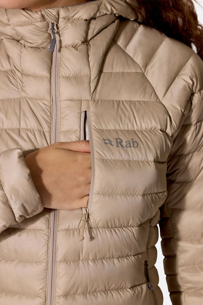 Rab Microlight Alpine Hoody 女 輕量保暖連帽羽絨外套 QDB93
