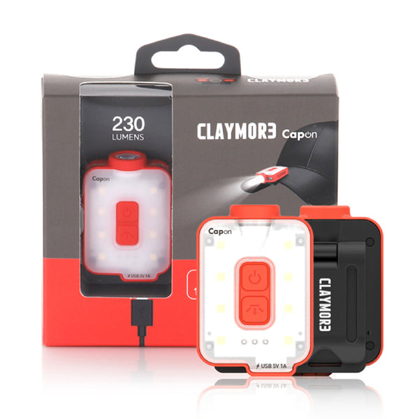 CLAYMORE CAPON 40B 充電夾燈 棕 CLP-210TN