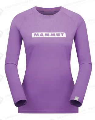Mammut 女 QD Logo Print AF 快乾LOGO長袖T恤 1016-01040