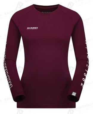 Mammut 女 QD Logo Print AF 快乾LOGO長袖T恤 1016-01040