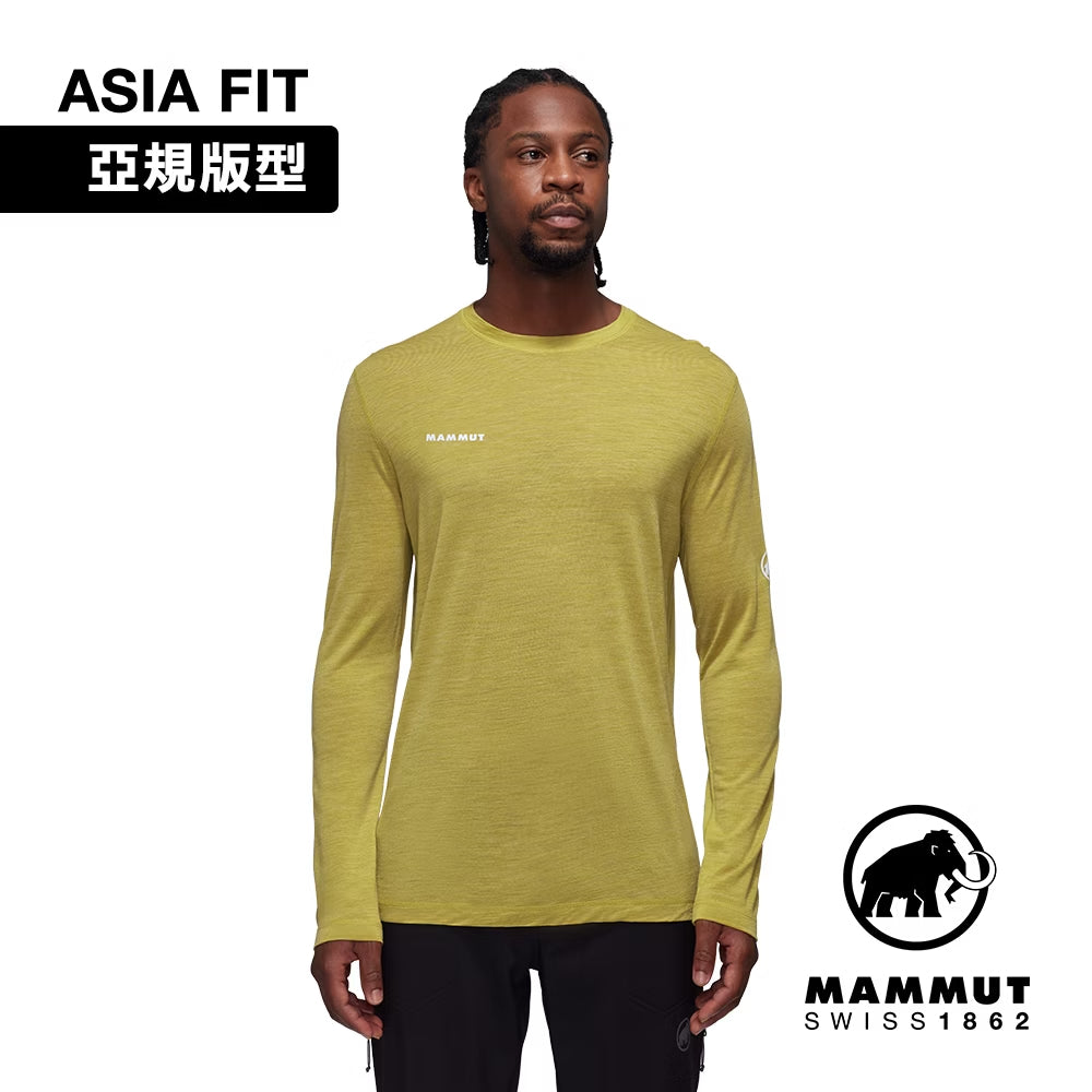 Mammut 長毛象 Tree Wool AF 男 羊毛混紡快乾抗臭長袖T恤 1016-01720
