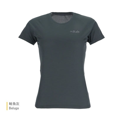RAB Sonic Tee 短袖透氣排汗衣 女 QBL02