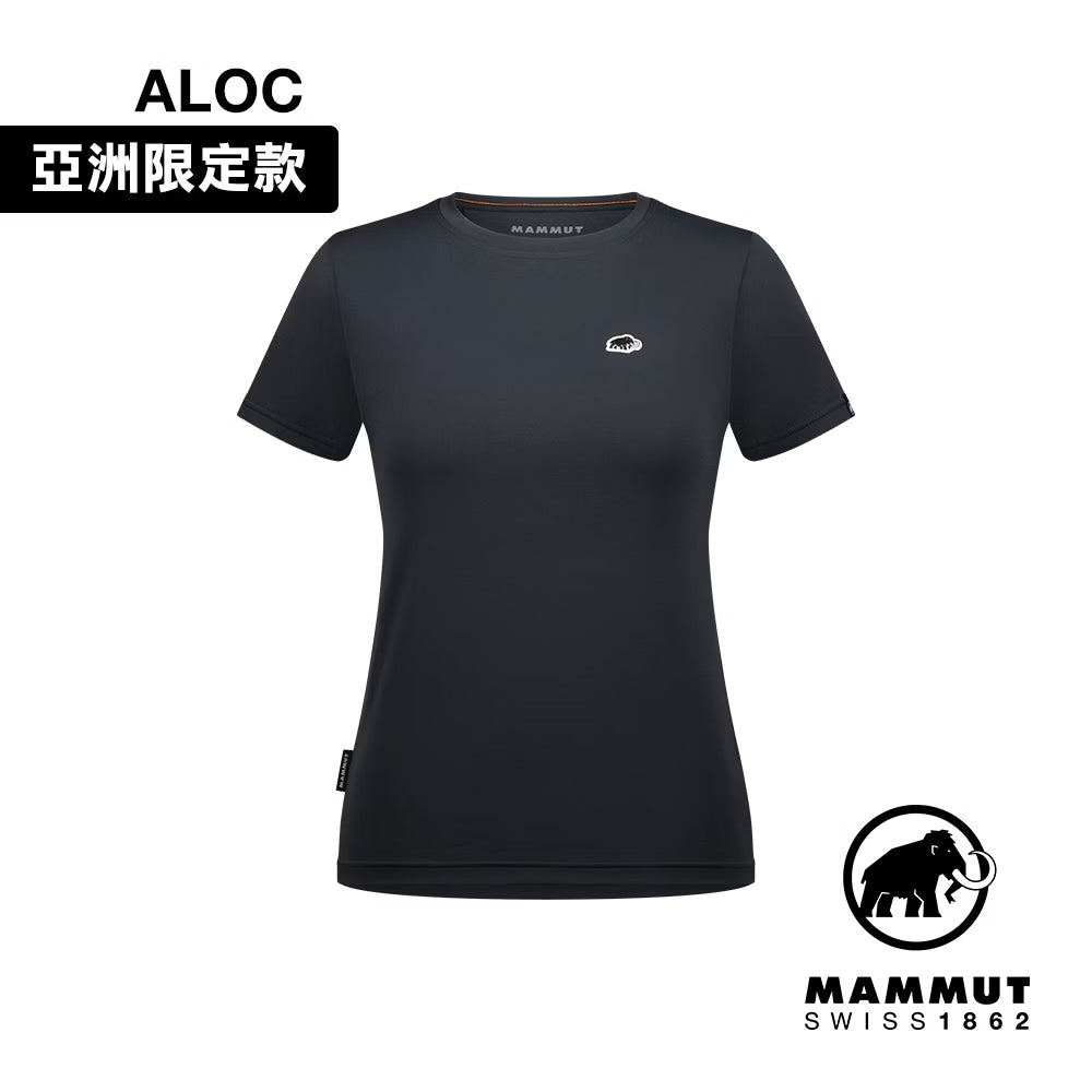 Mammut 長毛象 Essential AF 女 防曬布章LOGO短袖T恤 排汗衫 1017-05090