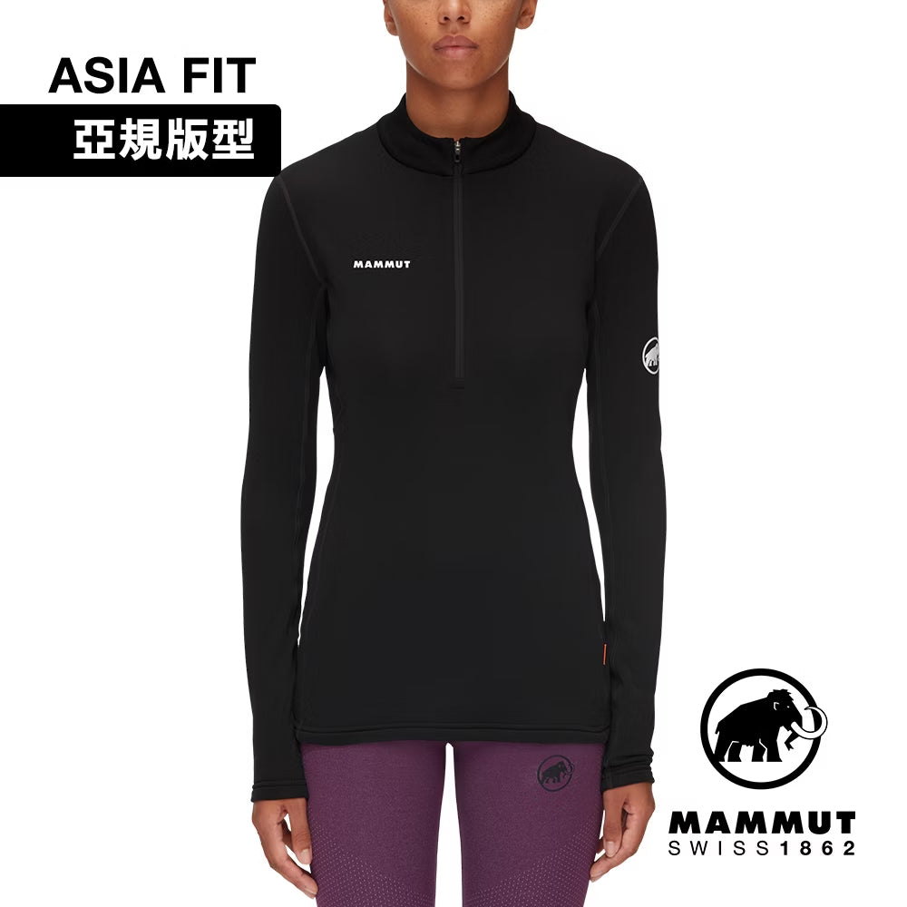 Mammut 長毛象 Aenergy ML AF 女 保暖 半拉鍊長袖排汗衣 1016-01130
