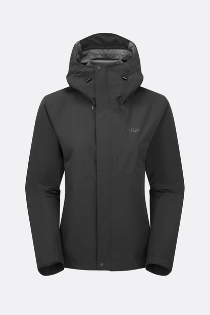 Rab Downpour 女 輕量防風防水連帽外套 QWI07