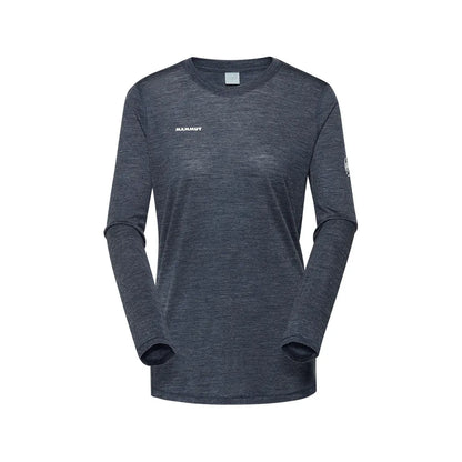 Mammut 長毛象 Tree Wool AF 女 羊毛混紡快乾抗臭長袖T恤 1016-01710