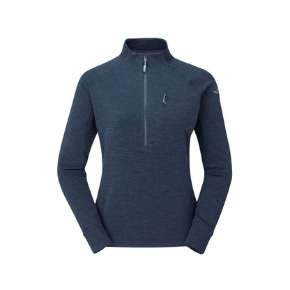 RAB Nexus Pull-On 女 透氣保暖刷毛 半拉鍊排汗衣 QFF75