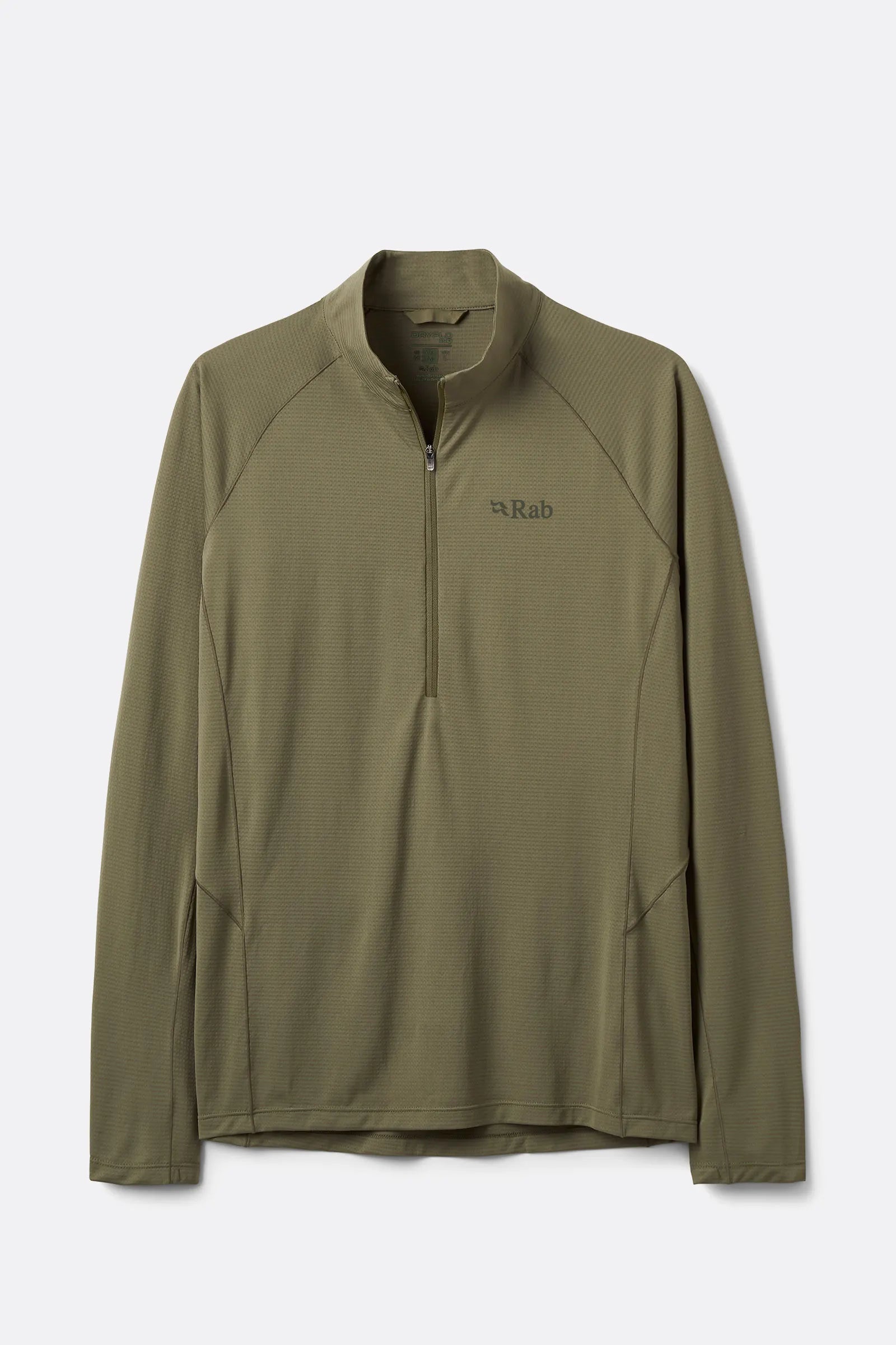 RAB Sonic LS Zip 長袖 輕量 抗臭 立領 半拉鍊 排汗衣 男款 QCC53