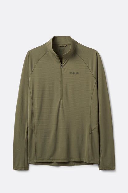 RAB Sonic LS Zip 長袖 輕量 抗臭 立領 半拉鍊 排汗衣 男款 QCC53