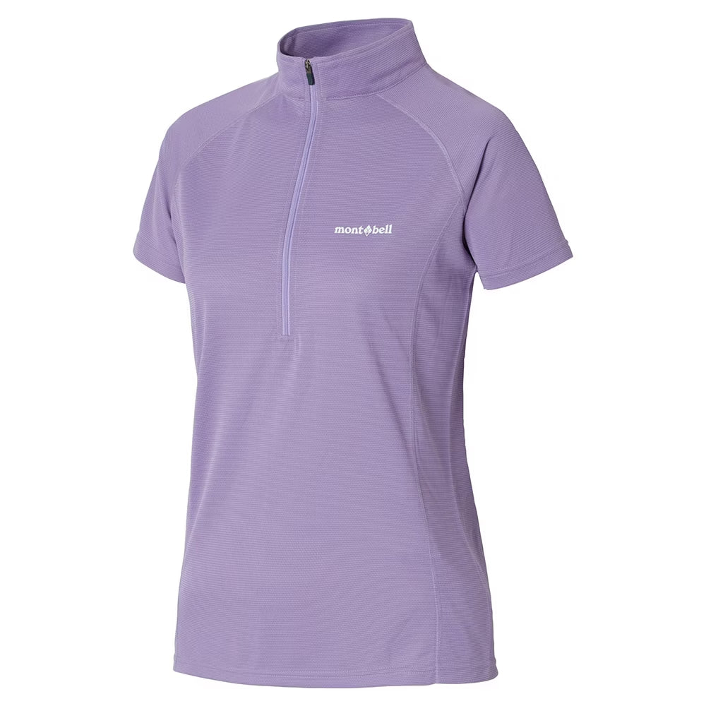 Montbell COOL S/S ZIP 女款 短袖半門襟 排汗衫 1114634