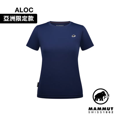 Mammut 長毛象 Essential AF 女 防曬布章LOGO短袖T恤 排汗衫 1017-05090