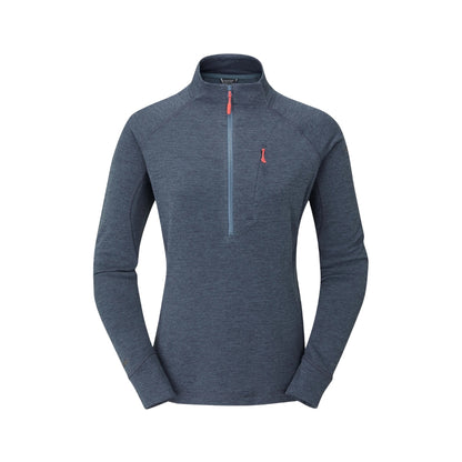 RAB Nexus Pull-On 女 透氣保暖刷毛 半拉鍊排汗衣 QFF75