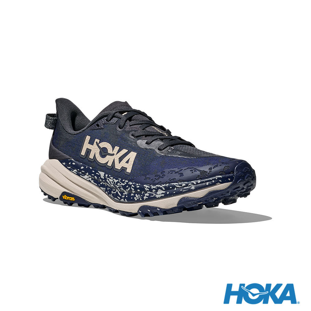 HOKA Speedgoat 6 男 寬楦 越野鞋 碳灰/午夜藍 1147830CDN